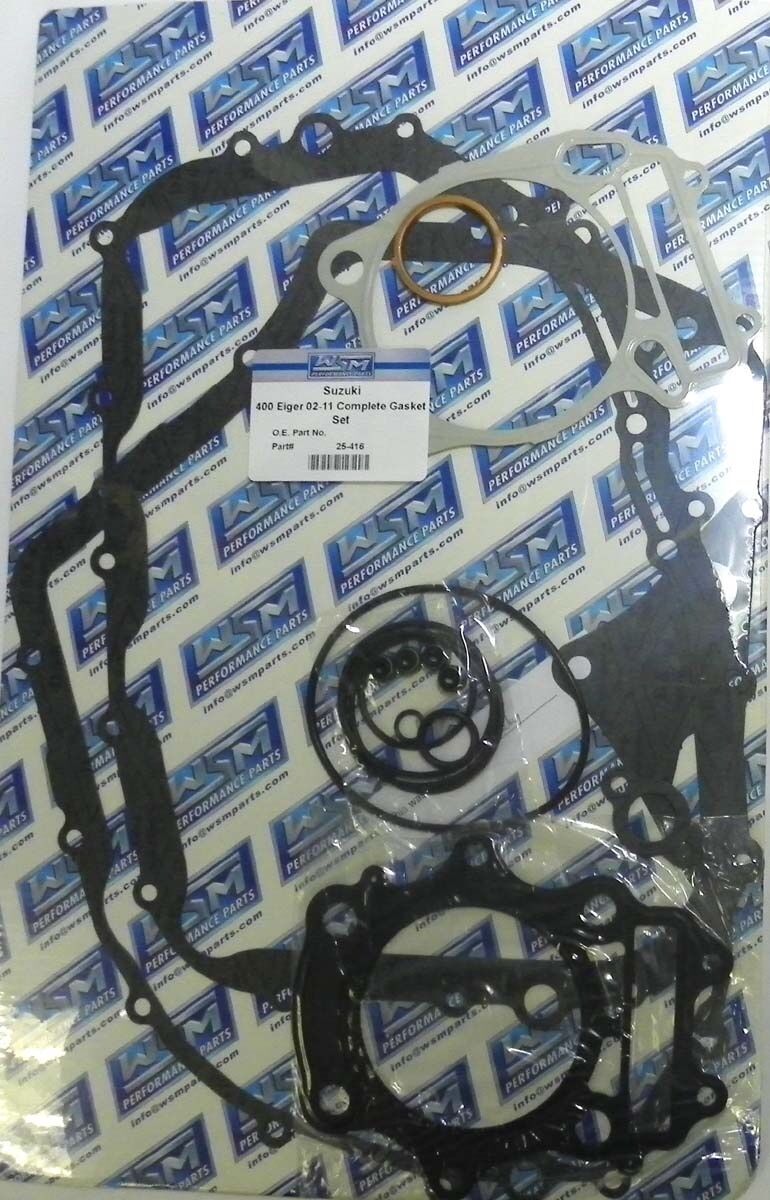 WSM 400 EIGER / KING QUAD COMPLETE ATV GASKET KIT '02-'22 - 25-416