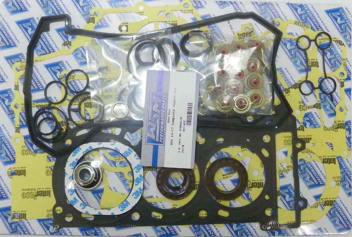 WSM Sea-Doo Complete Gasket Kit 900 Spark '14-'24, 007-622,420686230,4206862 OOS
