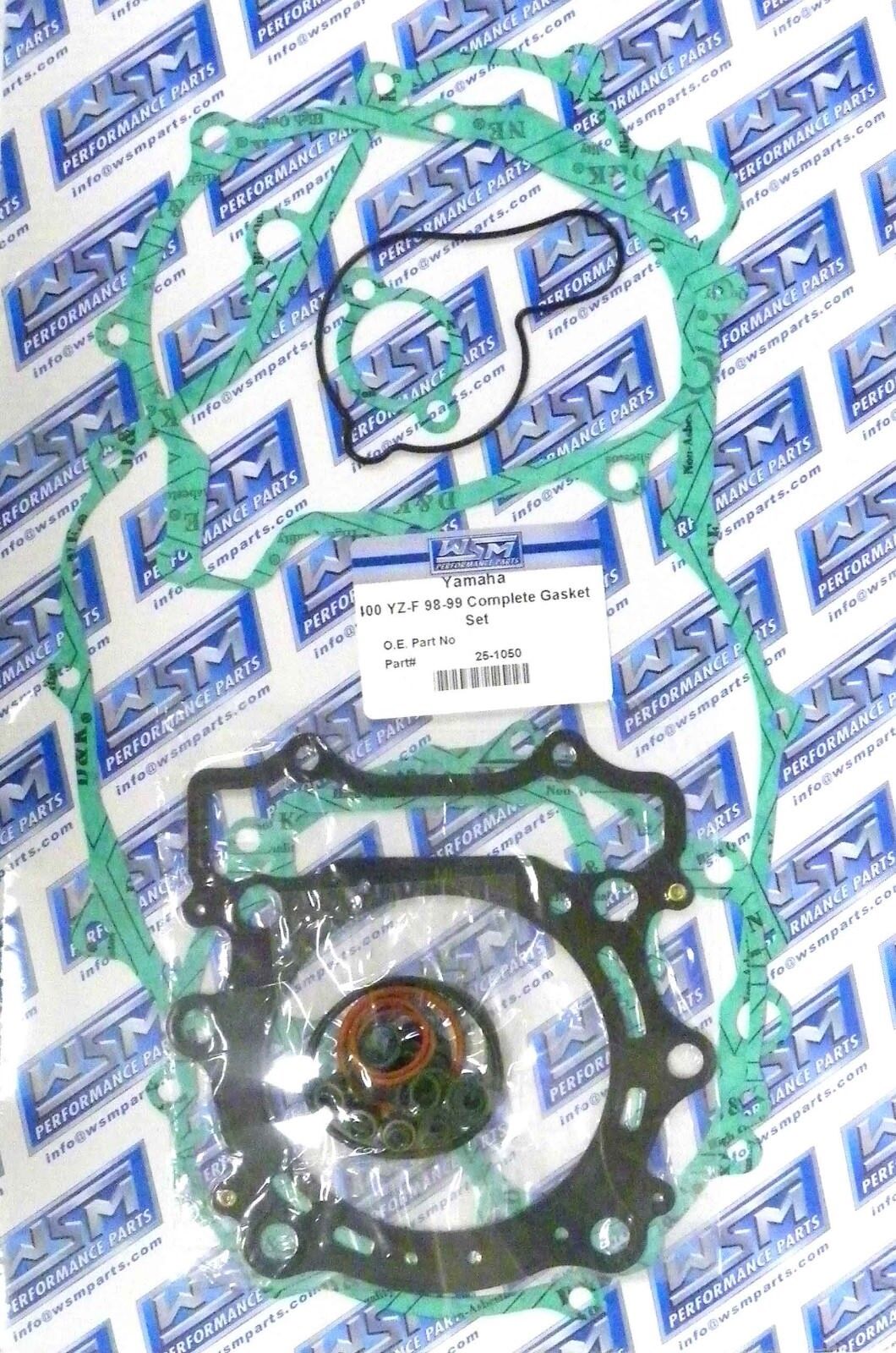 WSM Gasket Kit, Complete: Yamaha 400 YZ-F '98-'00 - 25-1050