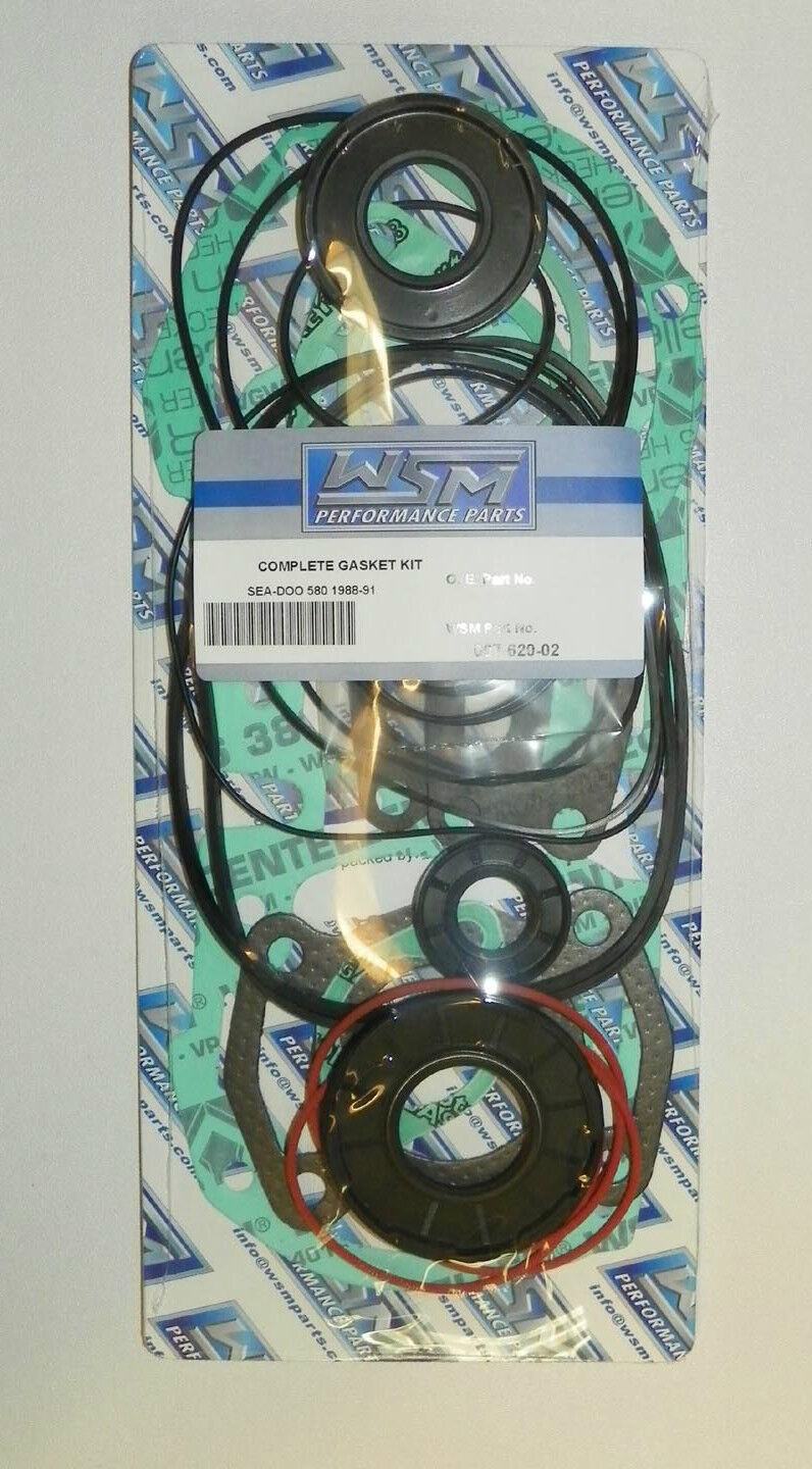WSM SeaDoo 580/ 587 Complete Gasket & Seal Kit (YELLOW) 007-620-02, 290886270