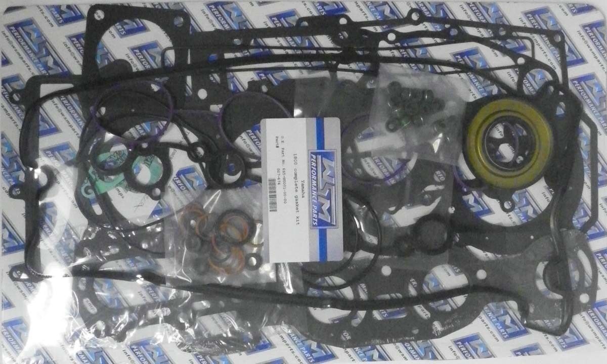 WSM COMPLETE GASKET KIT YAMAHA 1800 FX SHO / FZR / FZS '08-'10 007-674, 6S5-W000