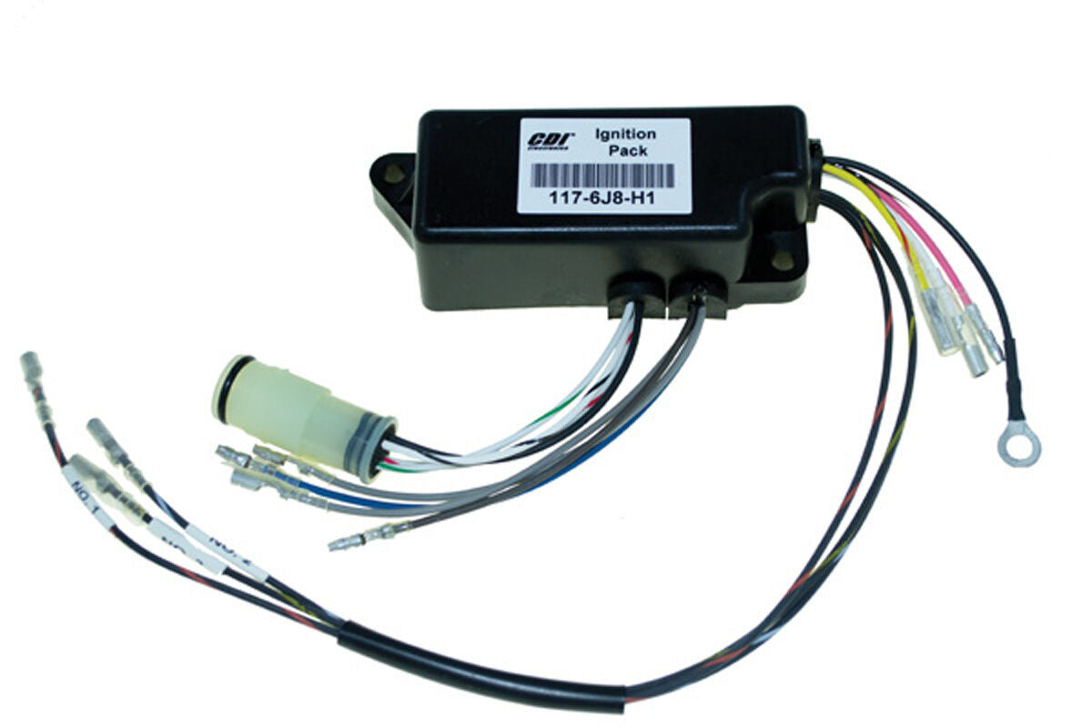 CDI Yamaha 25 / 30 Hp Ignition Pack '87-'98 - 117-6J8-H1, 6J8-85540-H0-00