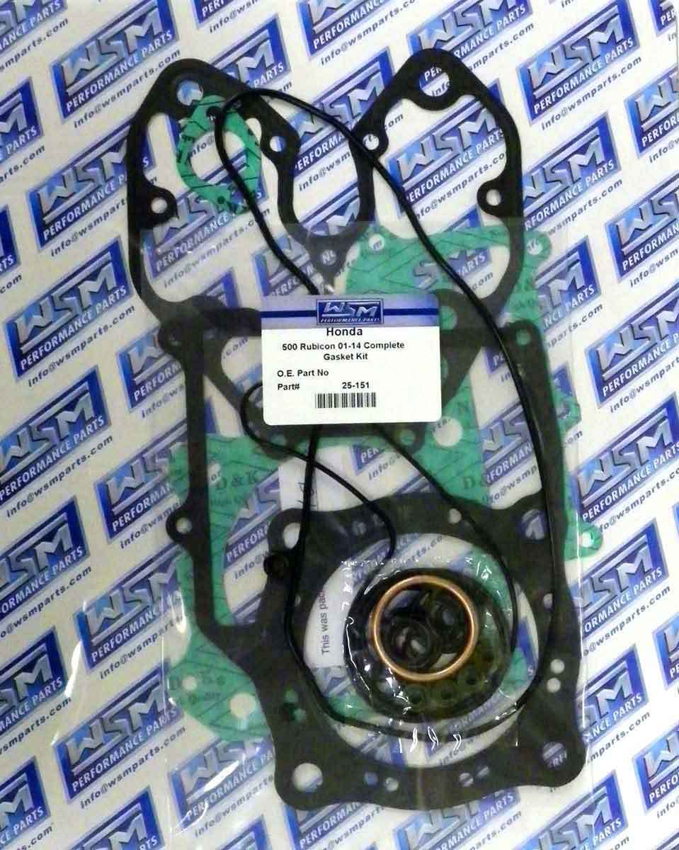 WSM COMPLETE GASKET KIT HONDA 500 TRX RUBICON '01-'14 - 25-151, 06115-HN2-000