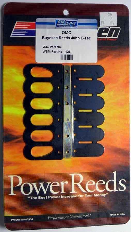 Boyesen Johnson / Evinrude 40-65 Hp E-TEC Reeds 126