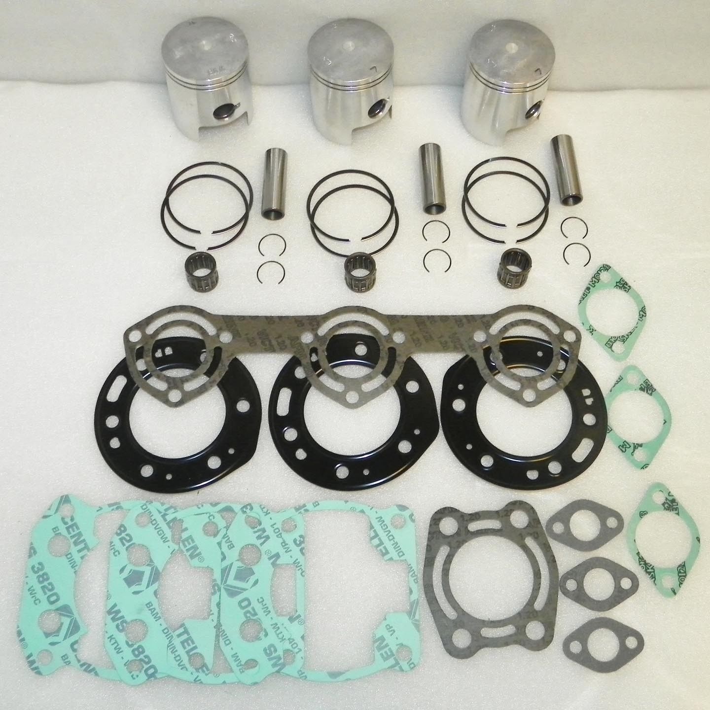 WSM Polaris 750 Piston Top End Rebuild Kit 010-830-13 OE 3240148 .030 SIZE ONLY