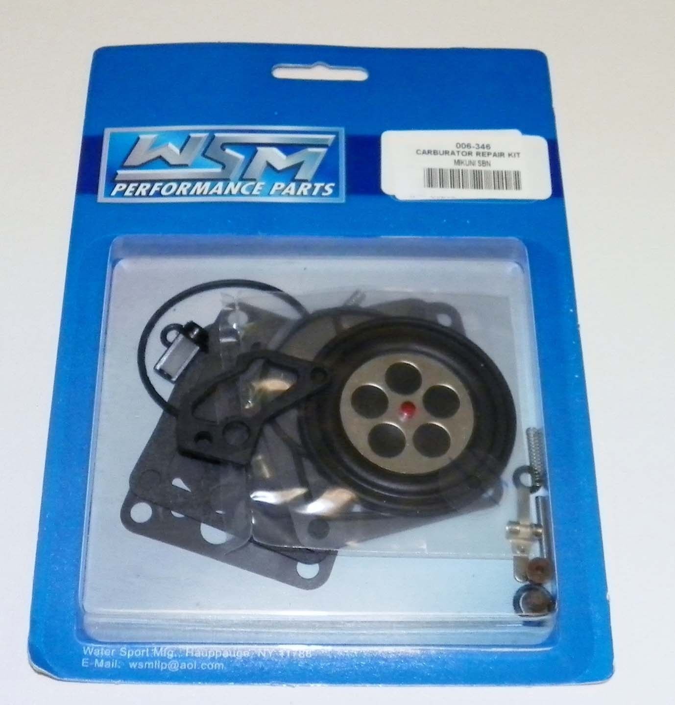 MIKUNI SBN CARB REBUILD KIT SEA-DOO YAMAHA / KAWASAKI 580 -1200 '90-'20, 006-346