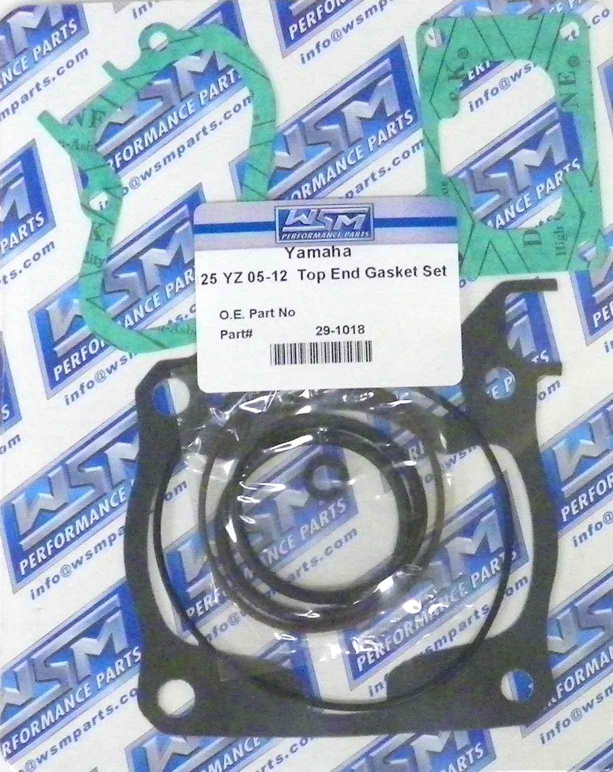 WSM Gasket Kit, Top End: Yamaha 125 YZ '05-'20 - 29-1018, 1C3-W0001-00-00