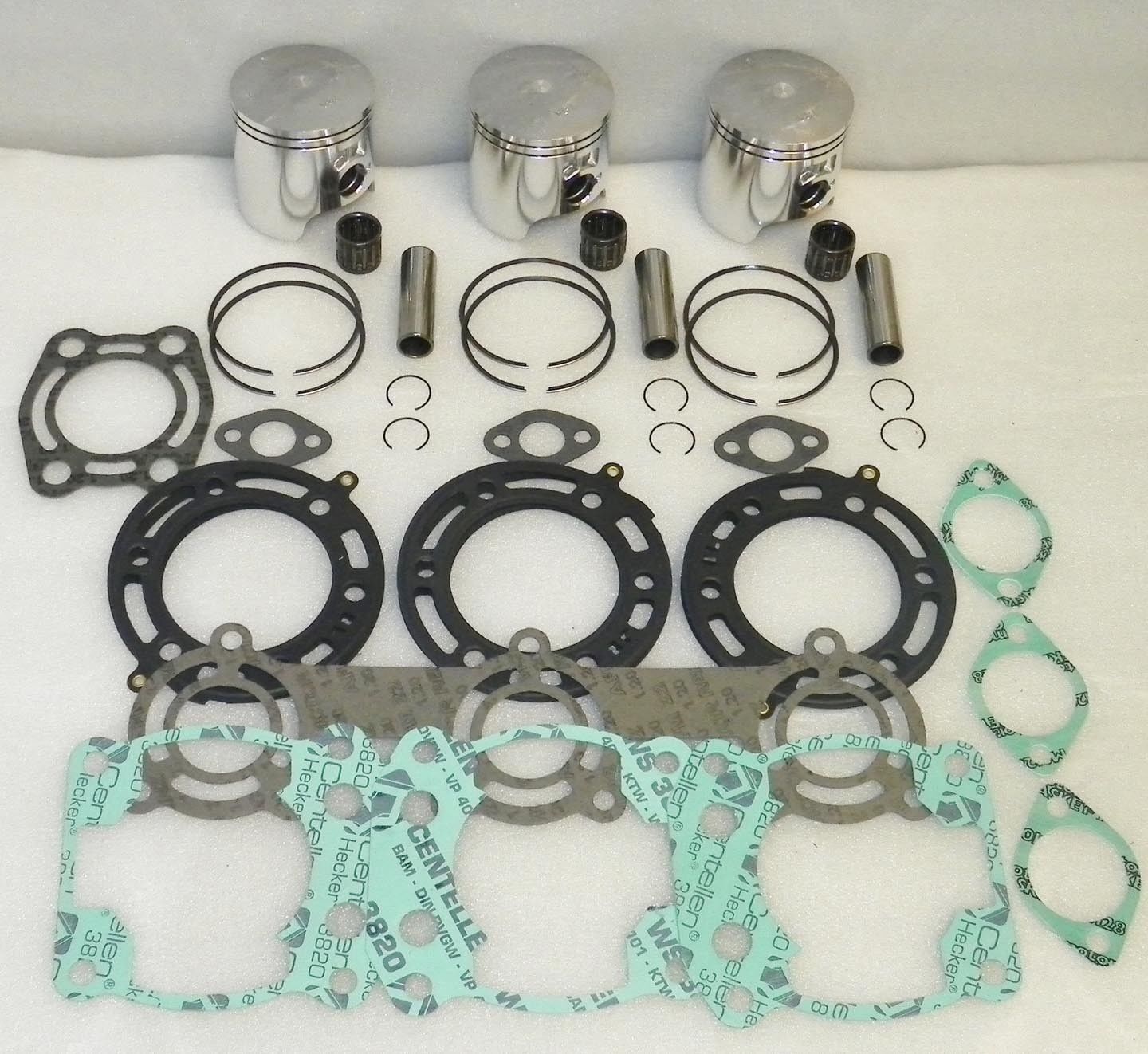 WSM Polaris 780 Top End Piston Rebuild Kit 010-834-13 - .75mm SIZE OEM 3240260