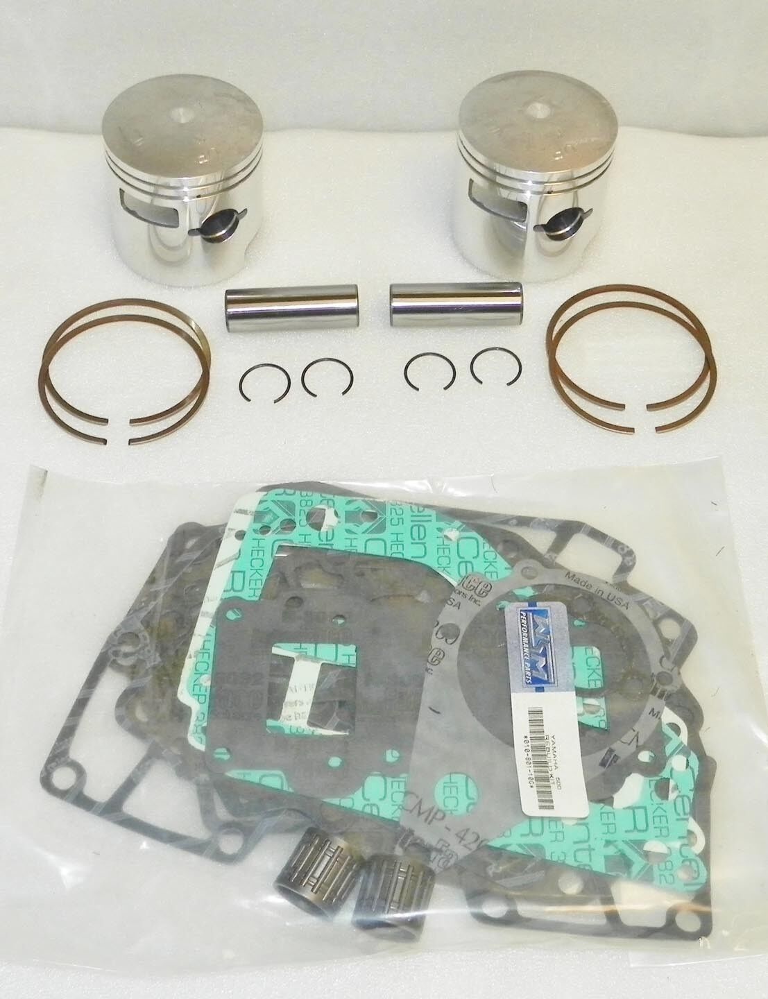 WSM Yamaha WR 500 Top End Piston Rebuild Kit 010-801-13 - .75mm SIZE 73MM