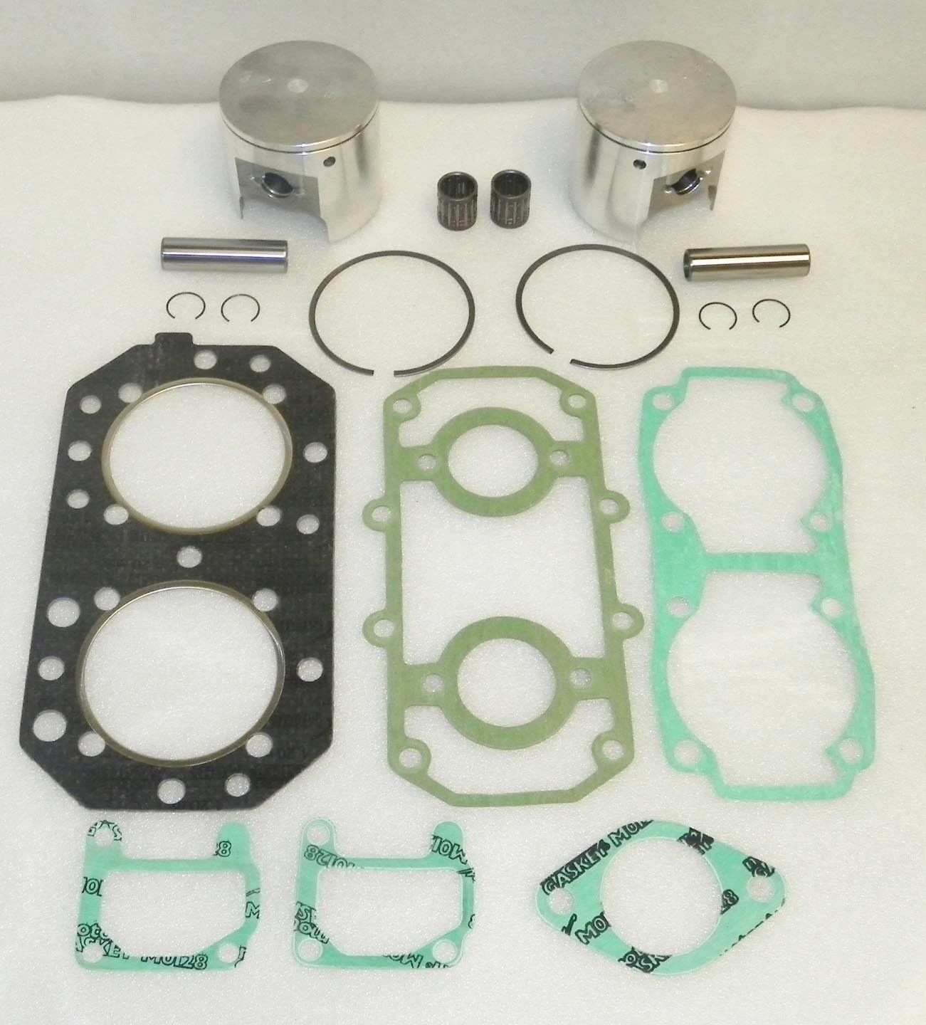 KAWASAKI 550 Piston Top End Rebuild Kit '82-'89 010-812-12 50mm .020 SIZE ONLY