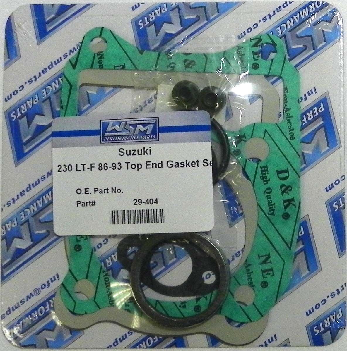 WSM 200 / 230 LT / LT-F /DR/ SP '85-'93 Top End Gasket Kit, 29-404