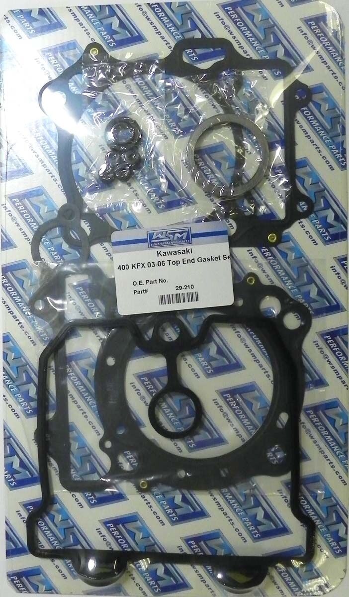 WSM TOP END GASKET KIT ARCTIC CAT /KAWASAKI 400 DVX / KFX / LT-Z 29-210