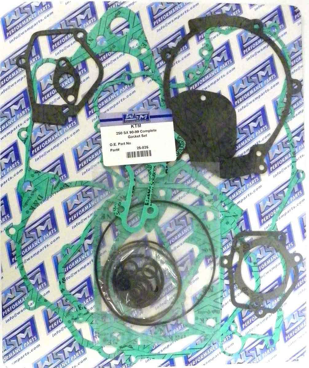 WSM Gasket Kit, Complete: KTM 250 EXC/SX/MXC '90-'99 - 25-835, 54630100000