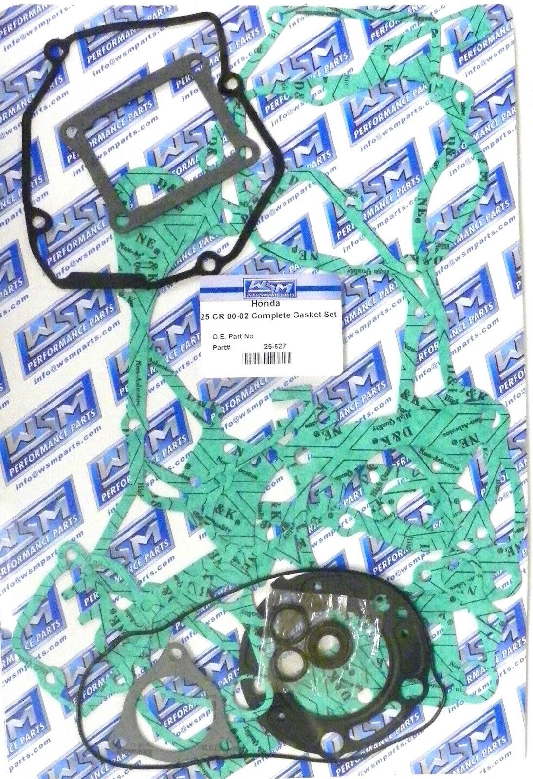 WSM Gasket Kit, Complete: Honda 125 CR '00-'02 - 25-627, 06111-KZ4-J20