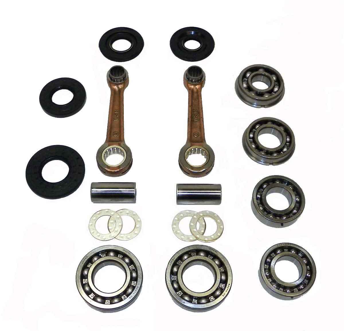 WSM Seadoo 580 587 Crankshaft Rebuild Kit Pin Type Bearings '95-'96 010-315-01