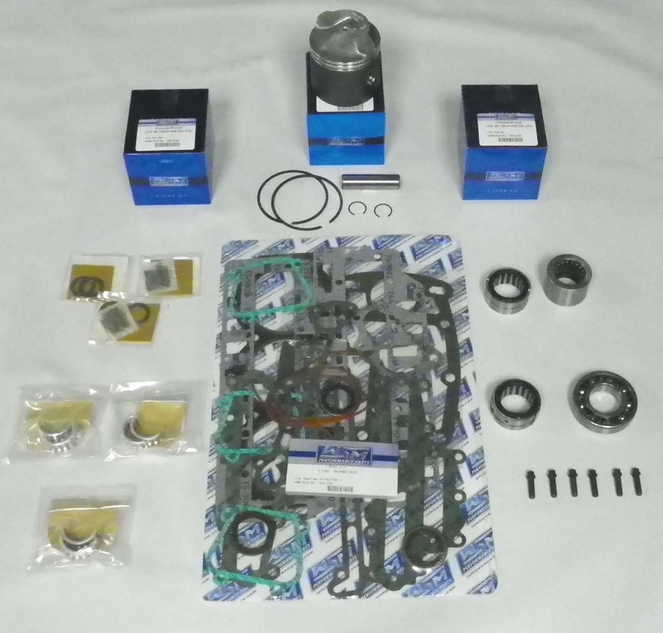 Chrysler / Force 75 Hp (Top Guided) Rebuild Kit '96-'98 - .040 SIZE 100-210-14
