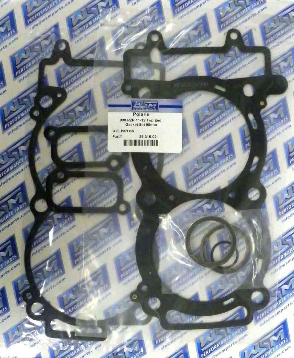 WSM Gasket Kit, Top End: Polaris 900 RZR '11-'12 - 29-315-02