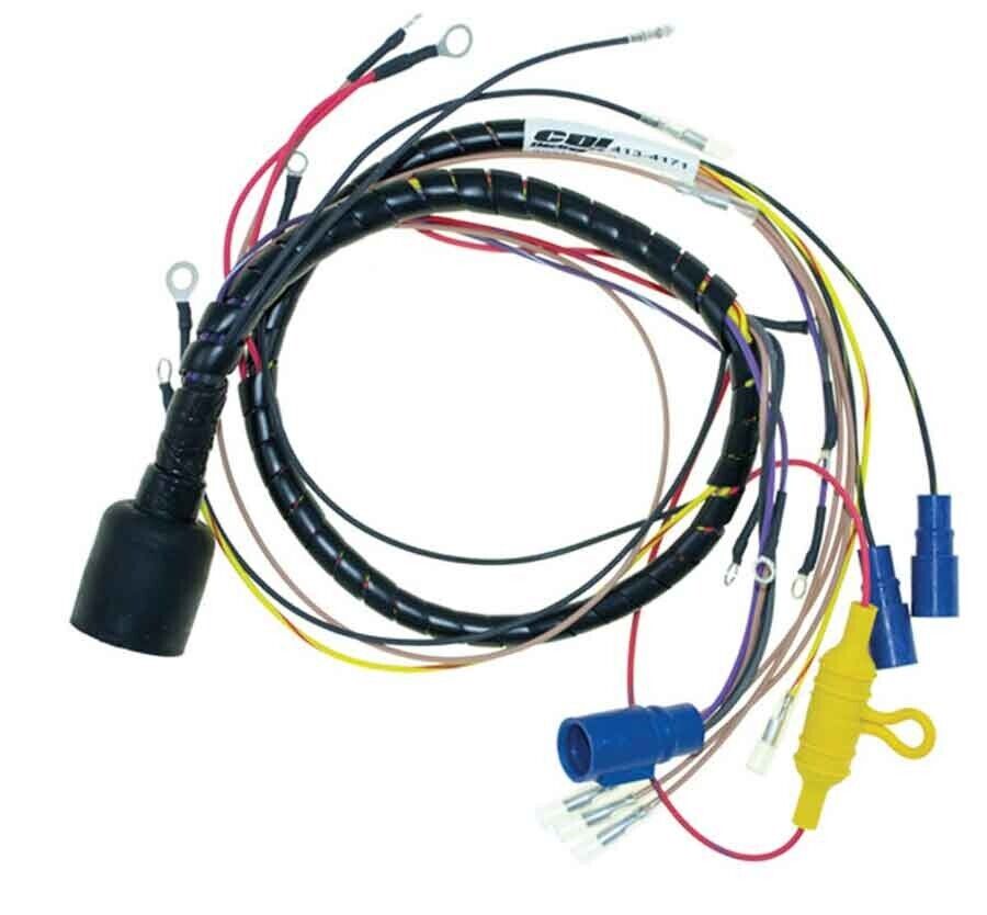 CDI HARNESS: JOHNSON / EVINRUDE 200 / 225 HP V6 LOOPER 1991 413-4171, 0584171