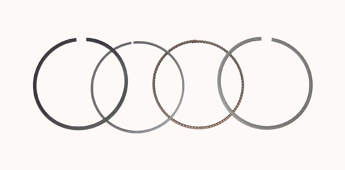 WSM Kawasaki 650 Piston Ring Set 51-256-05 - .50mm SIZE OE 13008-1198
