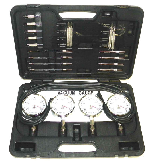 PRECISION 4 Cyl. Carburetor Synchronizer Kit With Plastic Case 999-250