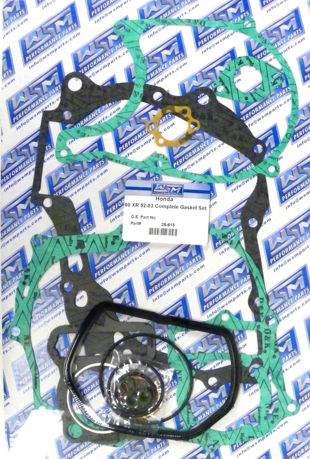 WSM Gasket Kit, Complete: Honda 100 CRF-F /XR '92-'13 - 25-615, 06112-KN4-750