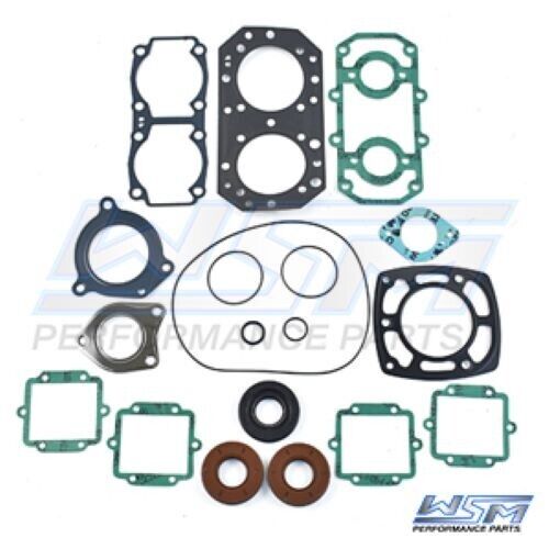 WSM Kawasaki 550 '91-'95 Complete Gasket and Seal Kit PWC 007-619 OE 13001-370