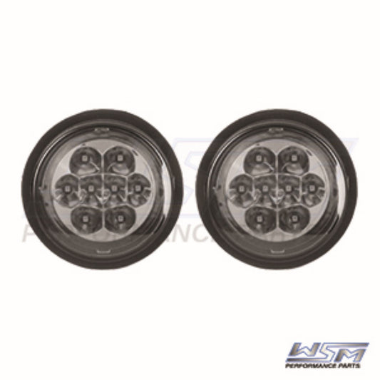 WSM L.E.D Tail Lights Can-Am Outlander - Smoked Lenses - 020-323-00