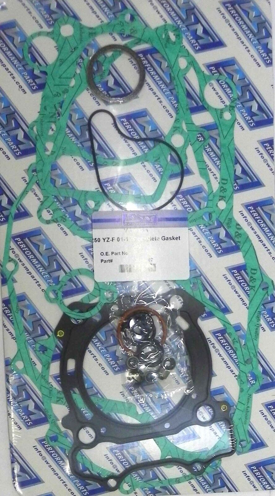 WSM Gasket Kit, Complete: Yamaha 250 YZ-F '01-'13 - 25-1040