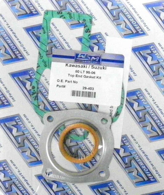 WSM Gasket Kit, Top End: Kawasaki 80 KFX/LT 95-06 - 29-403