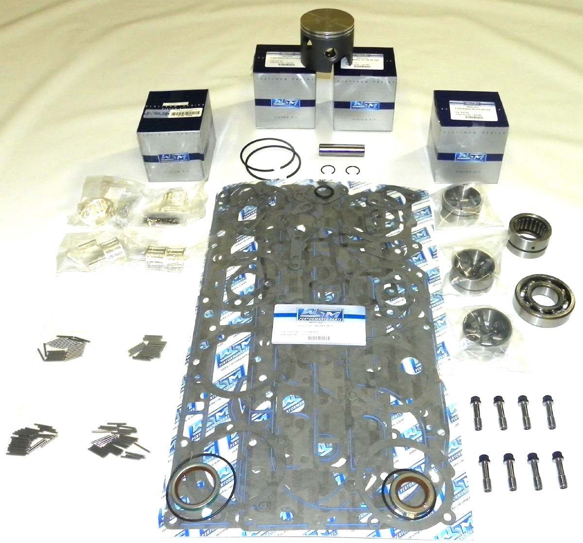 Mercury 100 /115 Hp 92-93 4 Cyl (Top Guided) Rebuild Kit - STD 3.375 - 100-35-20