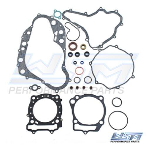 WSM Gasket Kit, Complete: 450 LT-R '06-'11 W / Oil Seals - 25-424-OS