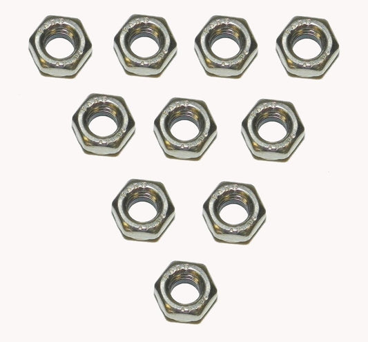 WSM 6mm Stainless Nylon Lock Nut 10 Pack  - 014-701