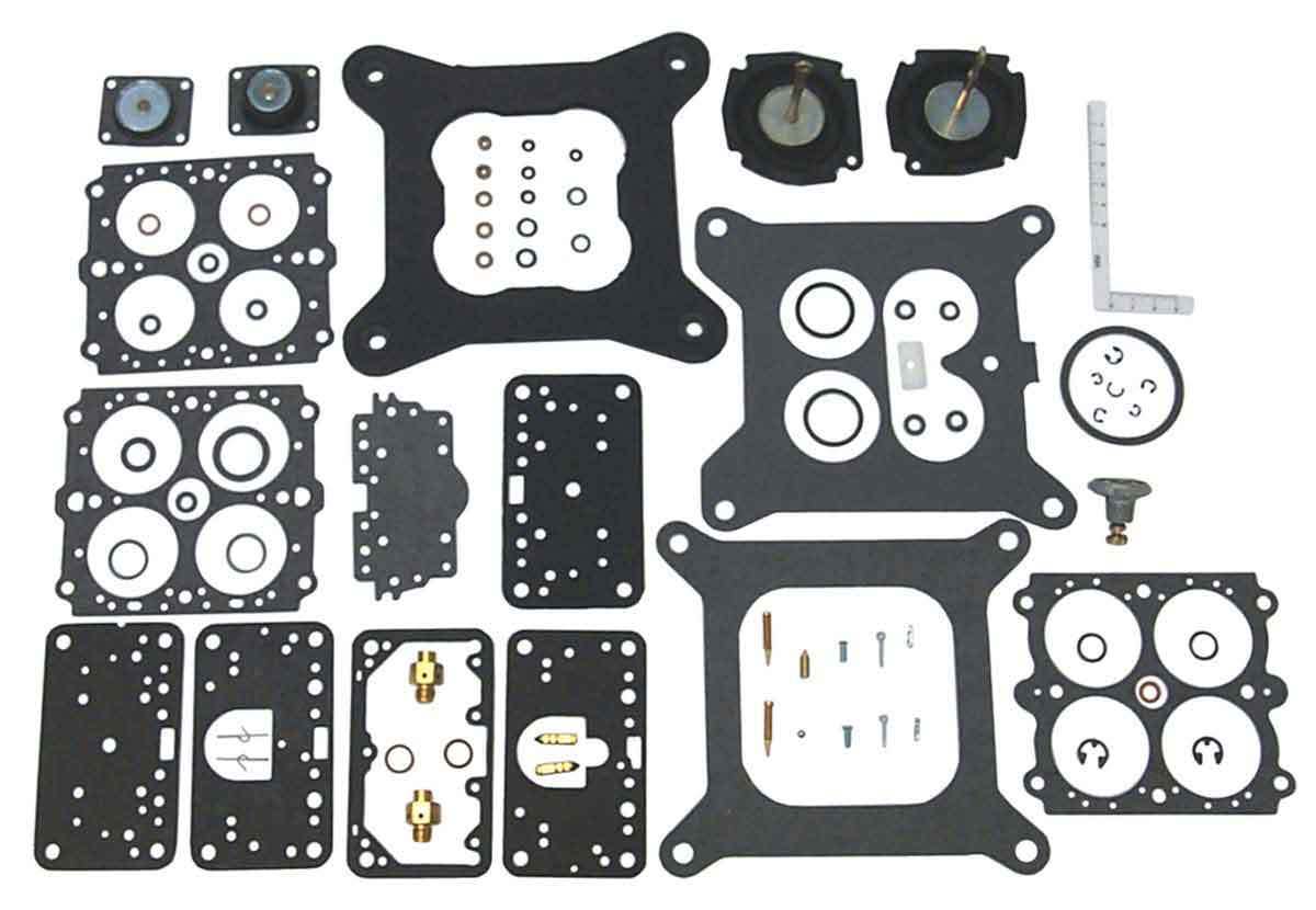 OMC Holley 4 BBL Carb Kit - 600-239, OE 18-7017, 982540, 985052