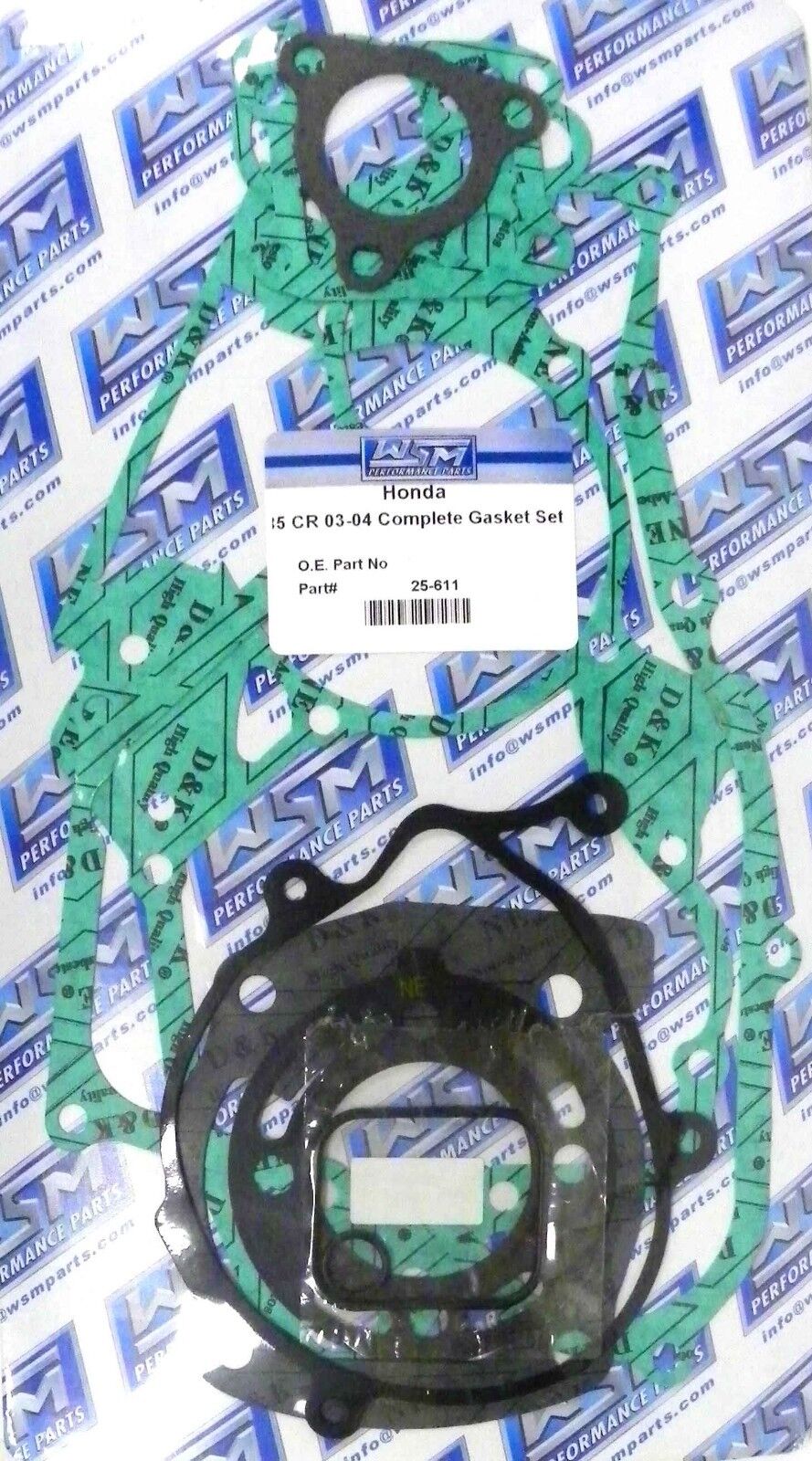 WSM Gasket Kit, Complete: Honda 85 CR '03-'04 - 25-611