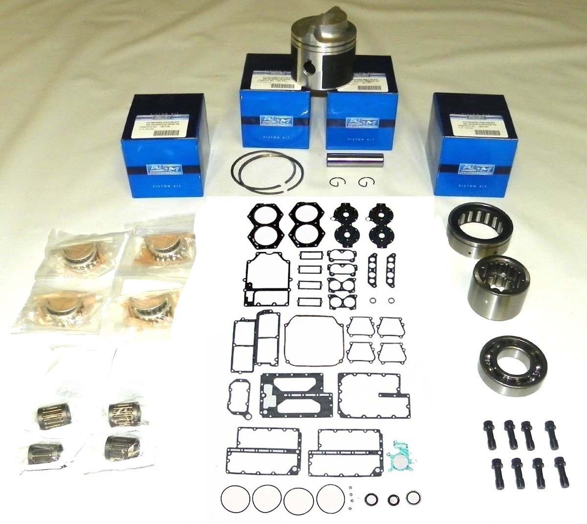 Johnson Evinrude 65-140 Hp V4 Crossflow Rebuild Kit '74-'97 100-110-13 .030 SIZE