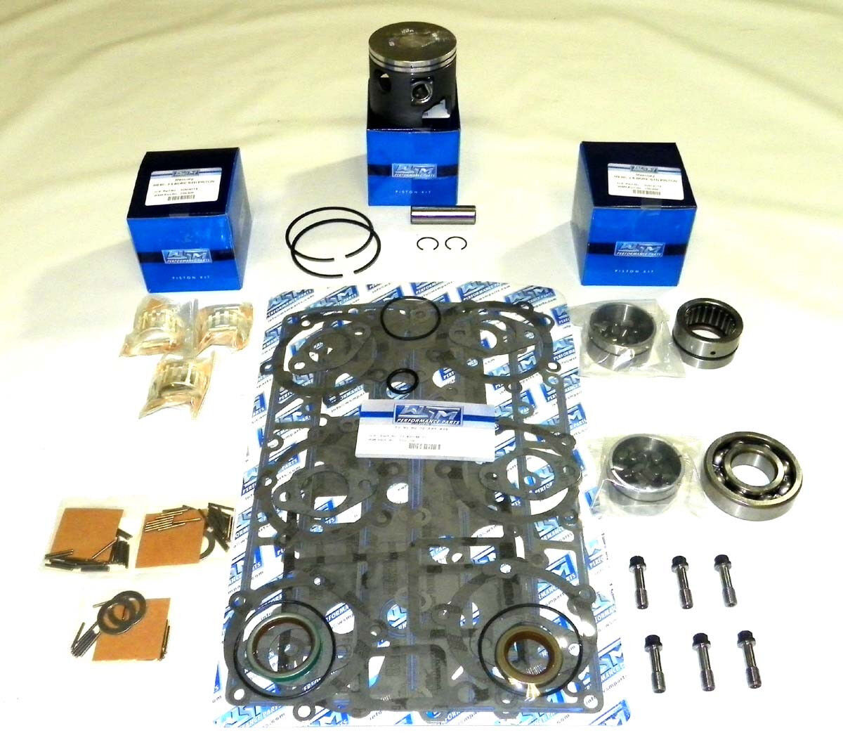 Mercury 65 -90 Hp 3 Cyl POWER HEAD Rebuild Kit - .010 SIZE 3.510" - 100-40-11