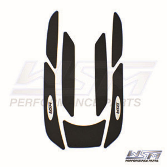 WSM Traction Mat Honda 1200 F-12 02-07 - 012-401BLK