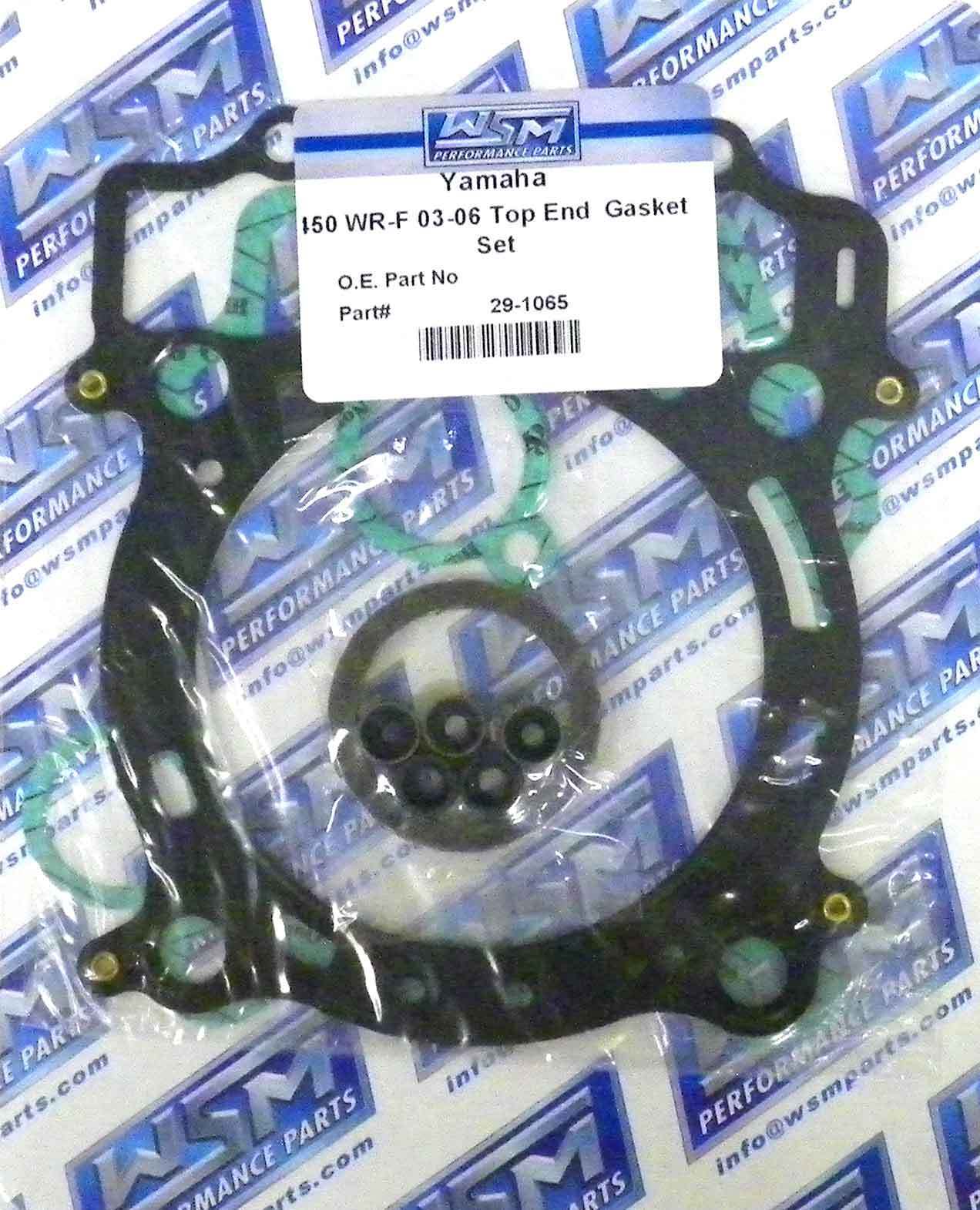 WSM Gasket Kit, Top End: Yamaha 450 WR-F/YZ-F '03-'06,  - 29-1065