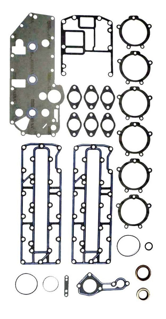 WSM Mercury 65-90 Hp '65-'90 Power Head Gasket Kit L3 - 500-206 OE 27-43004A 86