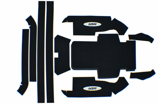 WSM TRACTION MAT KAWASAKI 750 SX / SXI FREESTYLE '92-'02 - BLACK - 012-101-01BLK