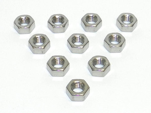 WSM Kawasaki/Polaris 300-1500 Stainless Flanged Head Nut 10 Pack -8mm - 014-602