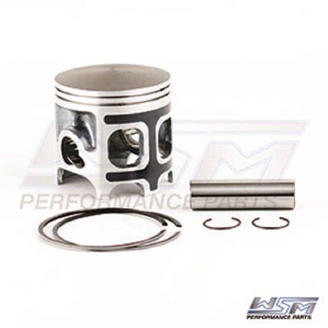 WSM Piston Kit: Yamaha 350 Banshee 87-06 -  .75mm Over Platinum -50-521-06PK