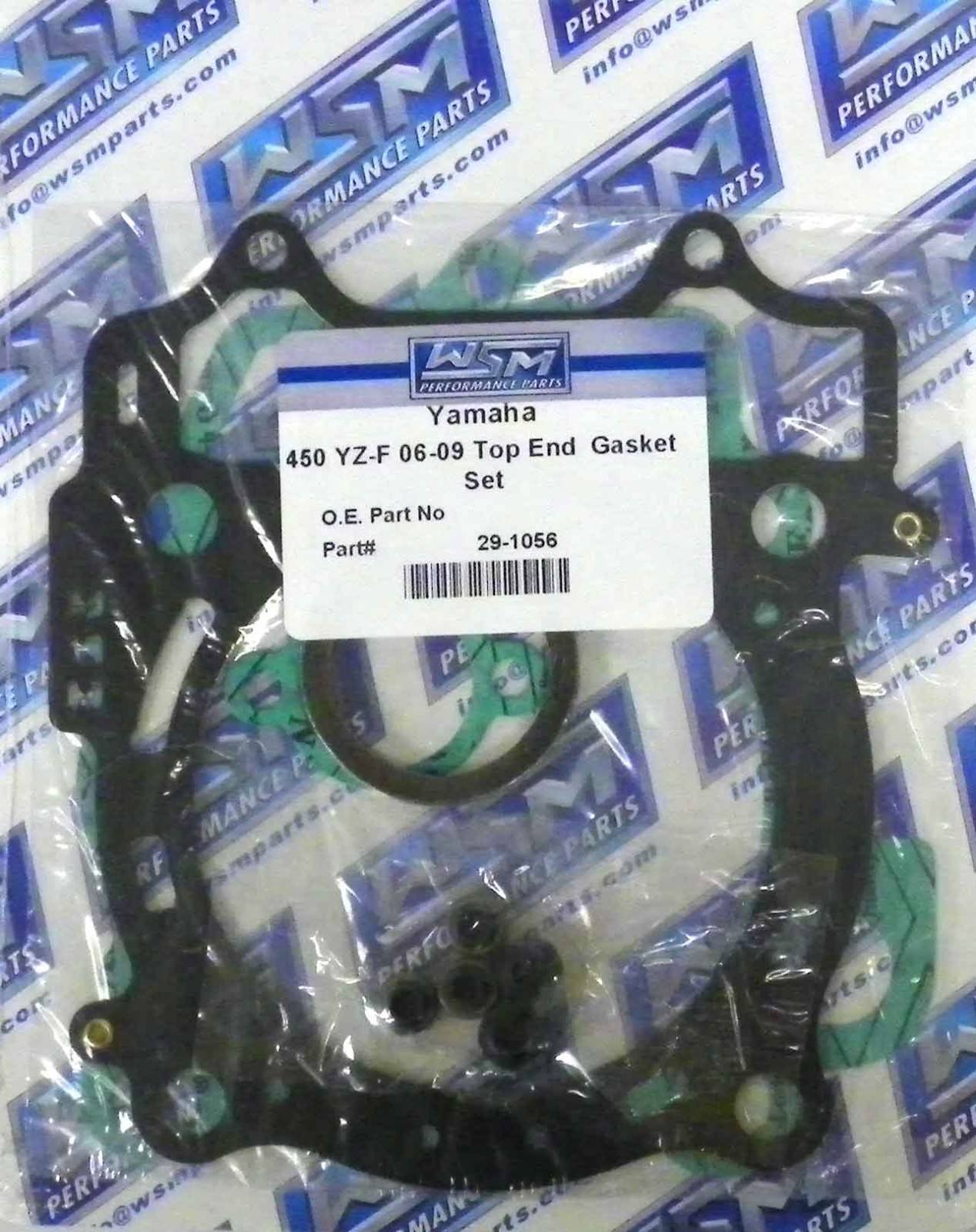 WSM TOP END GASKET KIT YAMAHA 450 WR-F / YZ-F '06-'14,  29-1056