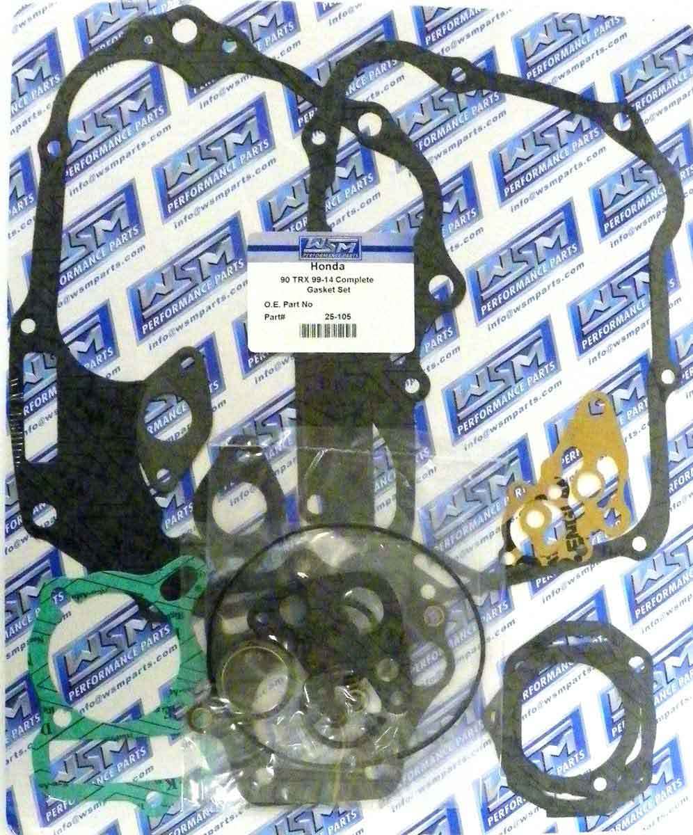 WSM COMPLETE GASKET KIT HONDA 90 TRX '06-'21,  25-105,  06115-HP2-670, 06115-HP2