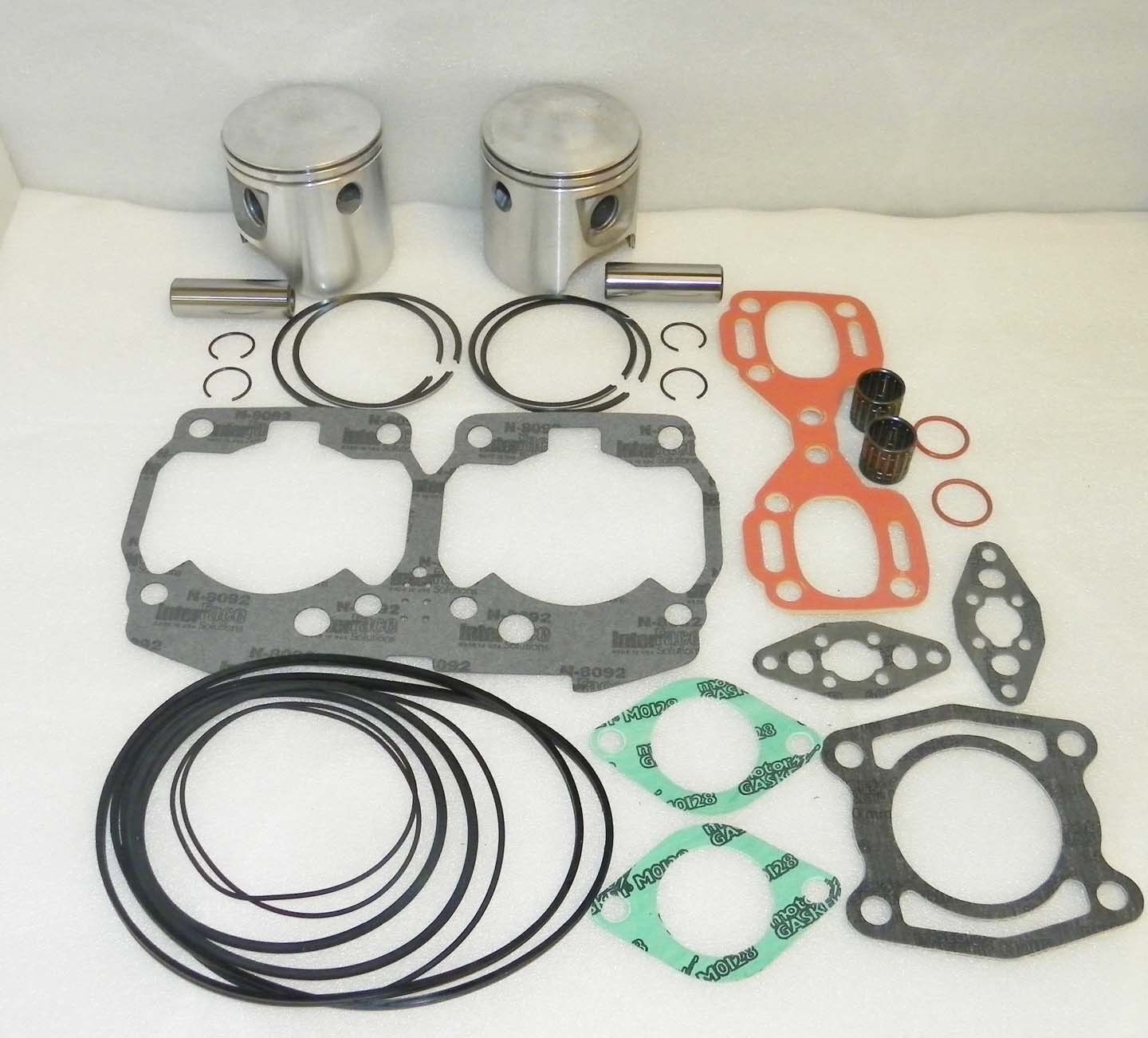 Seadoo 800 Top End Piston Rebuild Kit 010-818-13 - .75mm SIZE OE 420888410 82.75