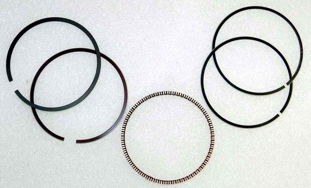 WSM Piston Rings Yamaha 200 YFM 85-89 .25mm Over - 51-537-04, 21V-11610-01-00