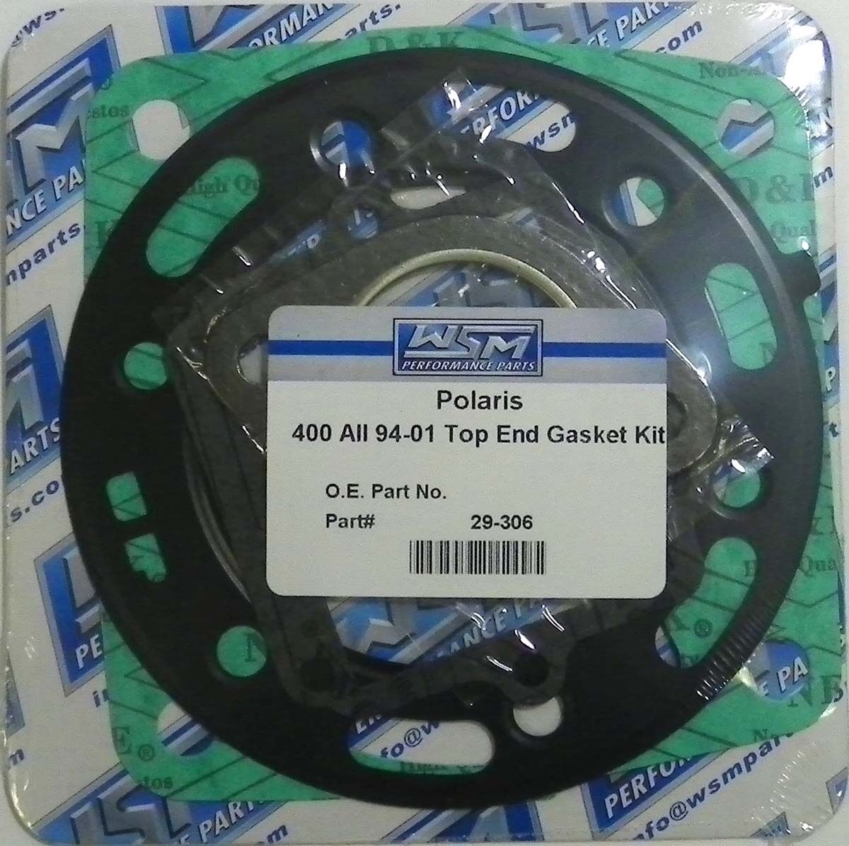 WSM POLARIS 400 TOP END GASKET KIT '94-'03 29-306