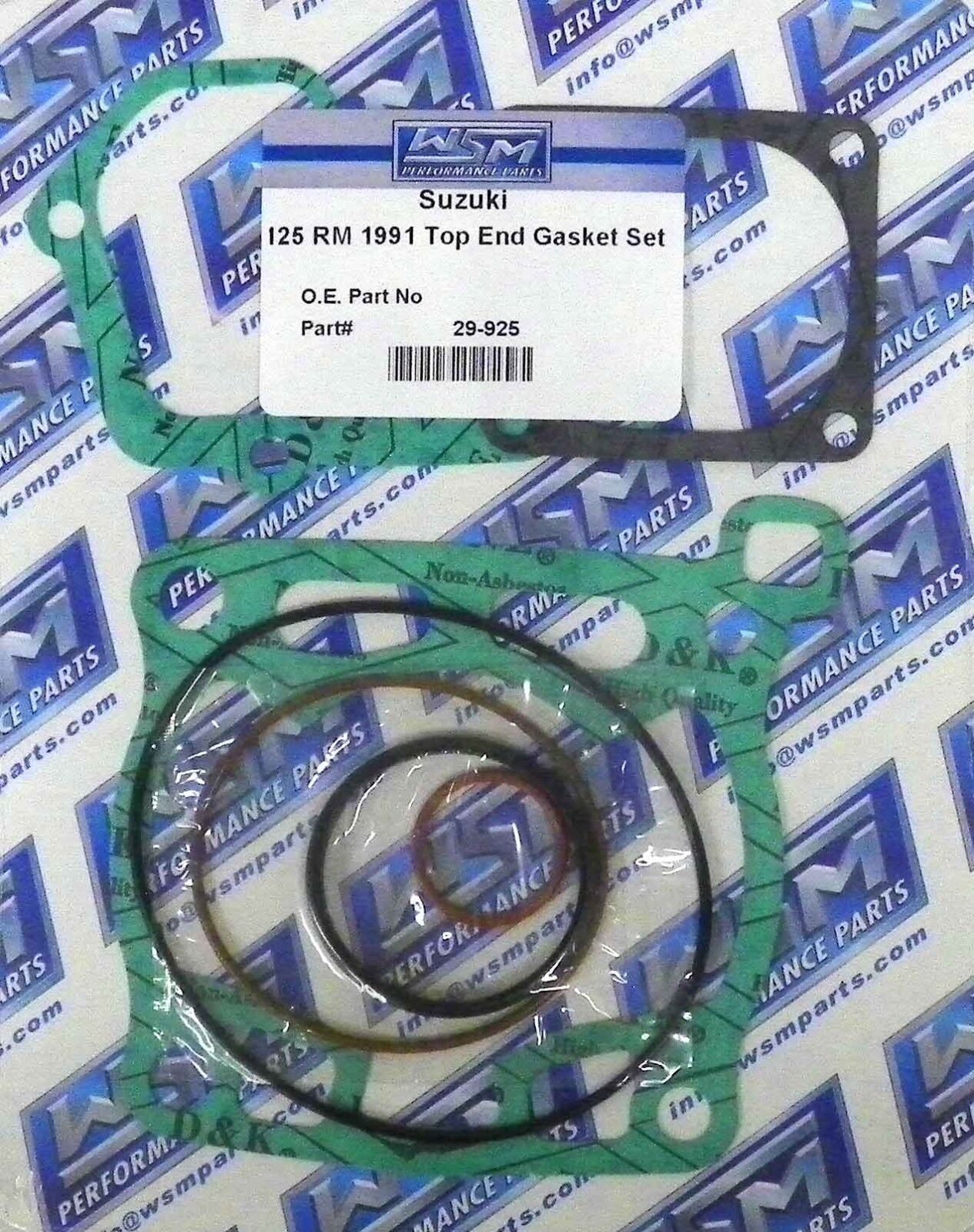 WSM Gasket Kit, Top End: 125 RM 1991 - 29-925, 11400-27890