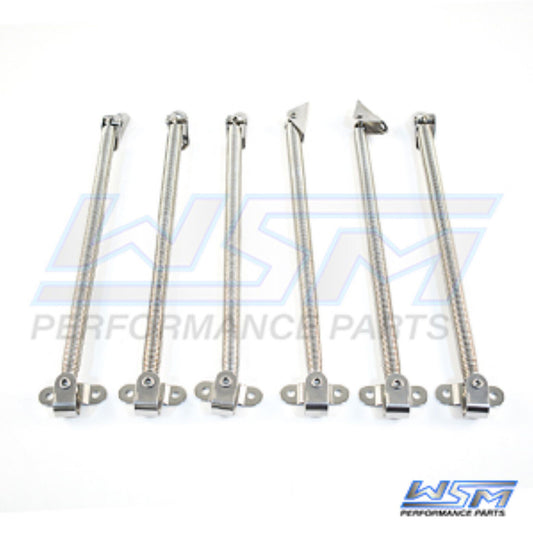 WSM Hatch Lift Spring: Stainless 8-3/4'' x 7/16'' - 650-390,  54208, 7-54208