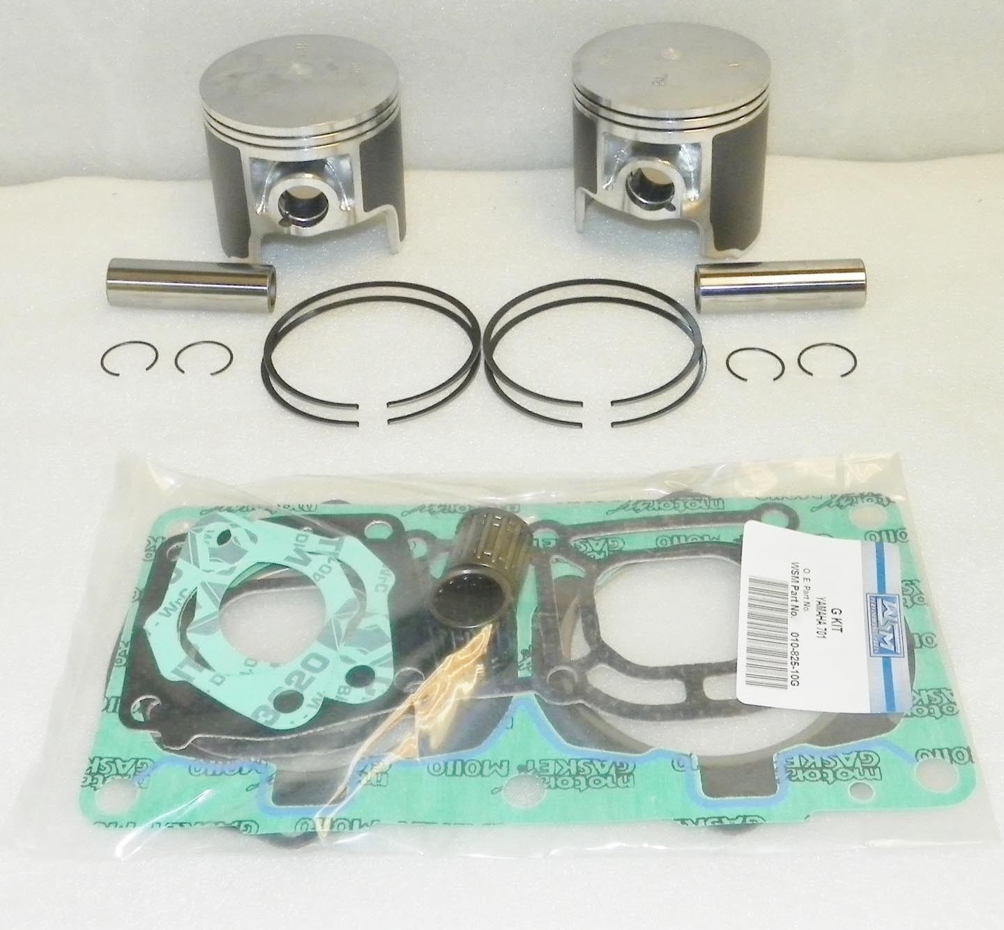 WSM Yamaha 700 Platinum Piston Top End Rebuild Kit 010-825-10p, 61X-11631-00-93